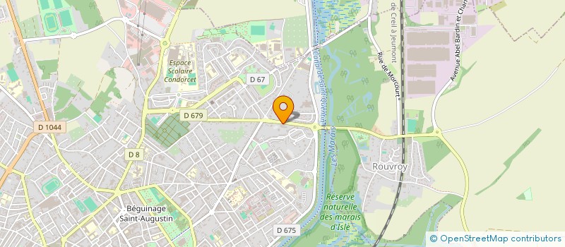 localisation de l'entreprise SCI PARAMEUROPE à SAINT-QUENTIN
