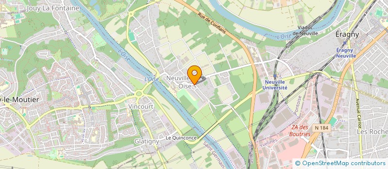 localisation de l'entreprise SCI PARAMITA  NEUVILLE-SUR-OISE