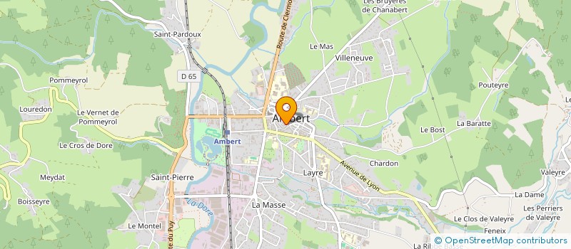 localisation de l'entreprise SCI PARAN COMPTE  AMBERT