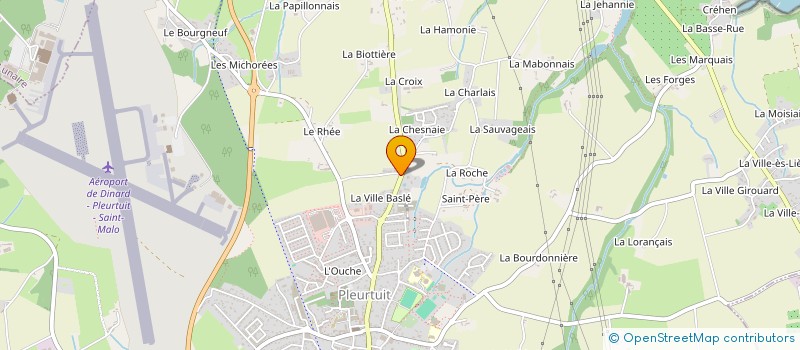 localisation de l'entreprise SCI PARANLIVET  PLEURTUIT