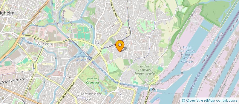 localisation de l'entreprise SCI PARAPH  STRASBOURG