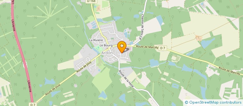 localisation de l'entreprise SCI PARAPLUIE  ARDON