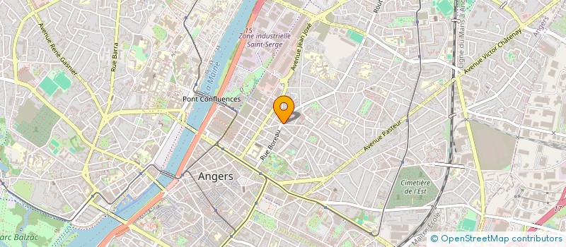 localisation de l'entreprise SCI PARAT-MANZONI à ANGERS
