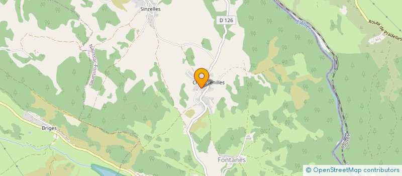 localisation de l'entreprise SCI PARATHIAS  NAUSSAC-FONTANES