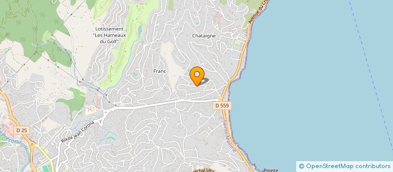 localisation de l'entreprise SCI PARAVERCA à SAINTE-MAXIME