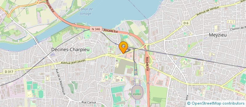 localisation de l'entreprise SCI PARAY LE MONIAL  DECINES-CHARPIEU