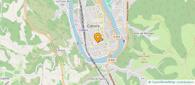 localisation de l'entreprise SCI PARAZINES  CAHORS