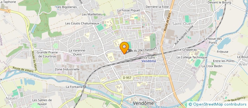 localisation de l'entreprise SCI PARC 103  VENDOME