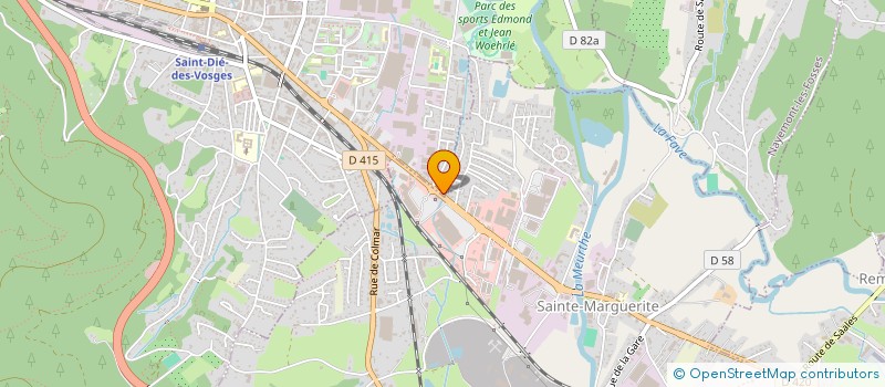 localisation de l'entreprise SCI PARC  SAINTE-MARGUERITE