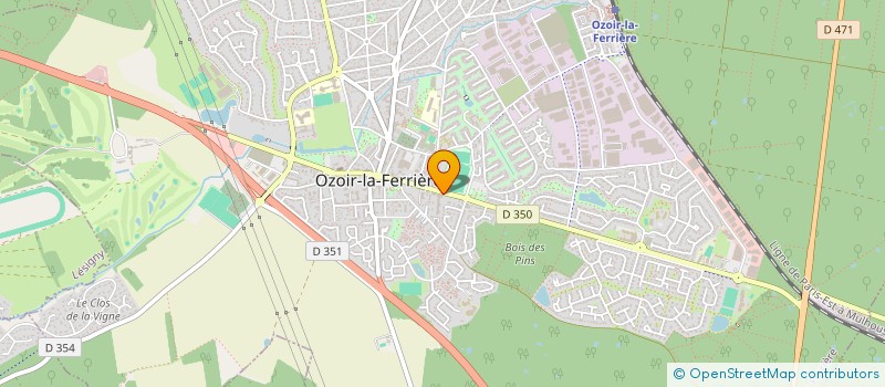 localisation de l'entreprise SCI PARC AVENUE  OZOIR-LA-FERRIERE