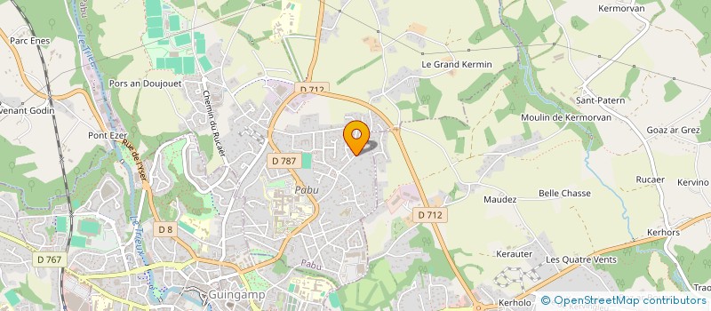 localisation de l'entreprise SCI PARC COELAN  PABU