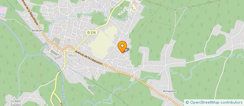 localisation de l'entreprise SCI PARC D ACTIVITES DE LA COTE D ARGENT  BIGANOS