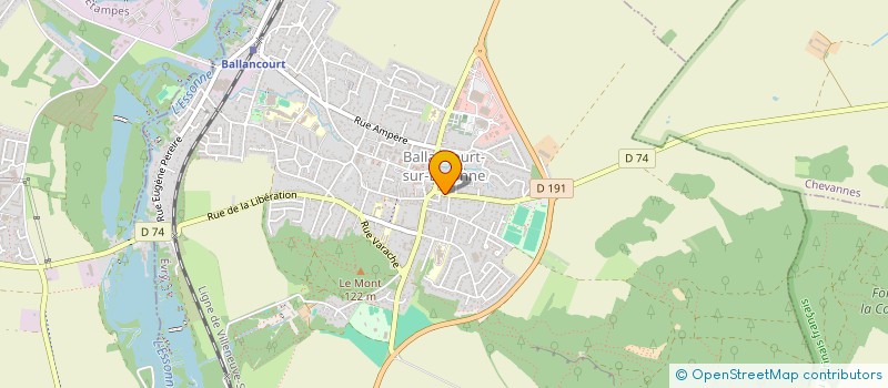 localisation de l'entreprise SCI PARC D'ORANGIS à BALLANCOURT-SUR-ESSONNE