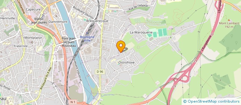 localisation de l'entreprise SCI PARC DE LA FALAISE  SAINT-MARTIN-BOULOGNE