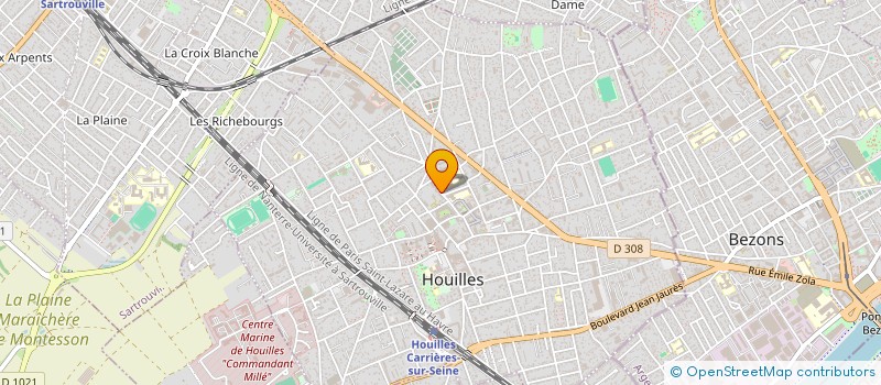 localisation de l'entreprise SCI PARC DES ROSIERS à HOUILLES