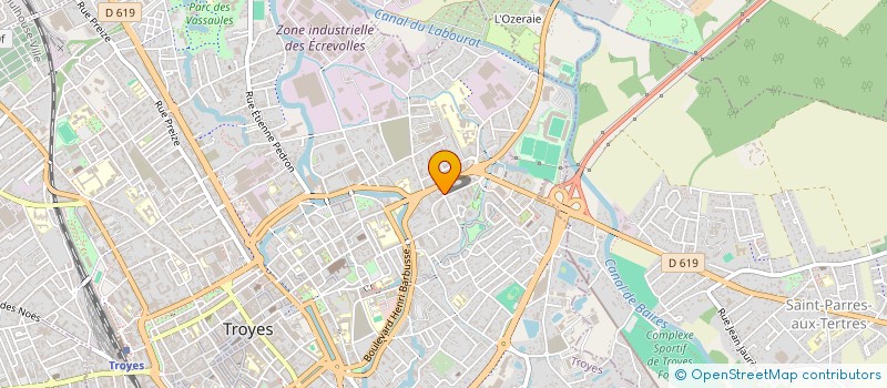 localisation de l'entreprise SCI PARC DES SPORTS à TROYES