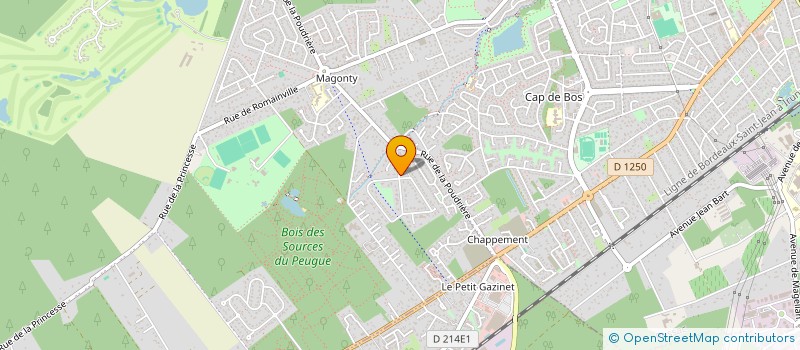 localisation de l'entreprise SCI PARC DESCARTES  PESSAC