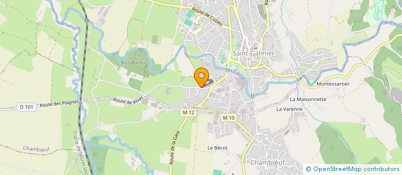 localisation de l'entreprise SCI PARC DU ROY  SAINT-GALMIER