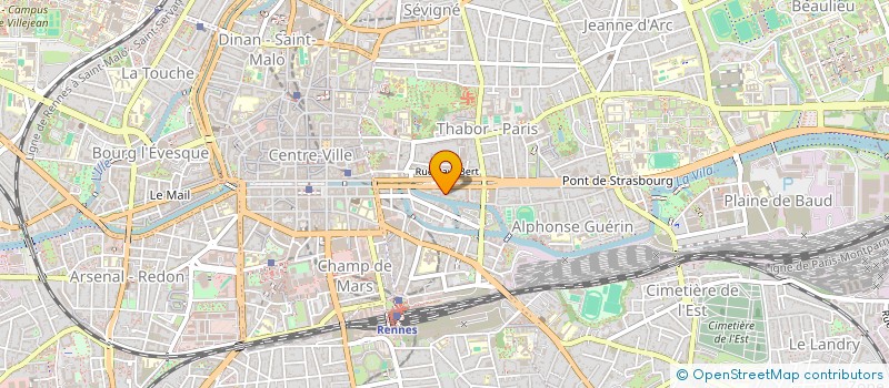 localisation de l'entreprise SCI PARC DU SUD EST  RENNES