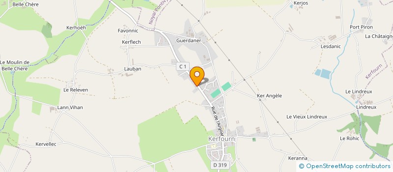 localisation de l'entreprise SCI PARC DU VERGER  NOYAL-PONTIVY