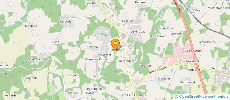 localisation de l'entreprise SCI PARC ER ROZ  GUIDEL