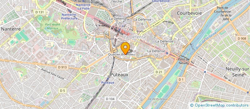 localisation de l'entreprise SCI PARC FONTANOT  PUTEAUX