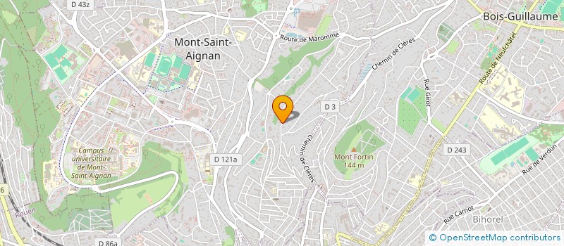 localisation de l'entreprise SCI PARC GORET  MONT-SAINT-AIGNAN