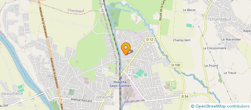 localisation de l'entreprise SCI PARC HAUSSMANN  VEAUCHE