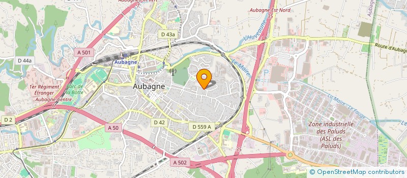 localisation de l'entreprise SCI PARC IMMO 13 à AUBAGNE