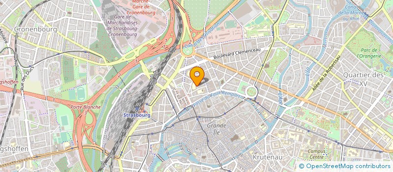 localisation de l'entreprise SCI PARC T à STRASBOURG