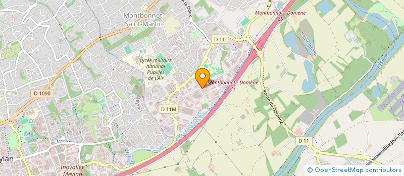 localisation de l'entreprise SCI PARC VALERIEN PERRIN A GRENOBLE  MONTBONNOT-SAINT-MARTIN