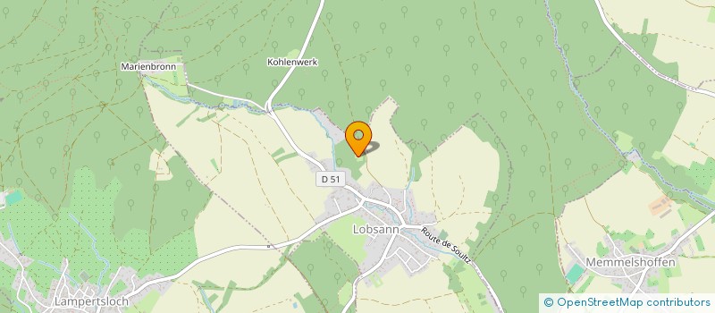 localisation de l'entreprise SCI PARC WBS  LOBSANN