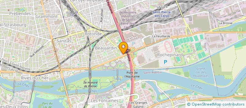 localisation de l'entreprise SCI PARCC  TOURS