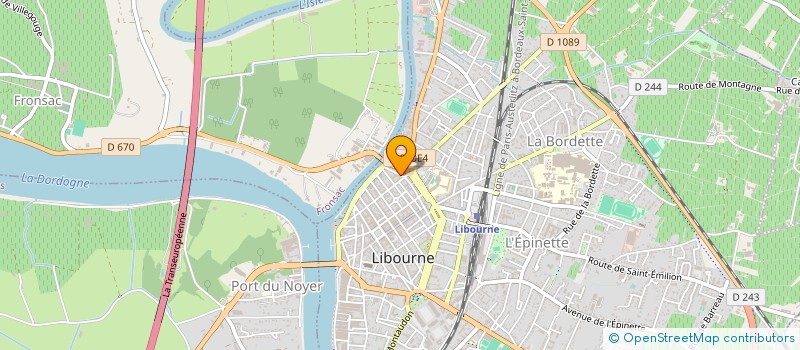 localisation de l'entreprise SCI PARCELLIER THOMAS  LIBOURNE