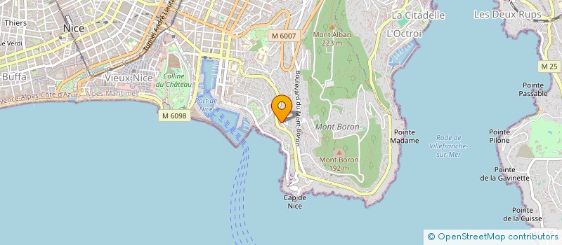 localisation de l'entreprise SCI PARCHEMIN à NICE