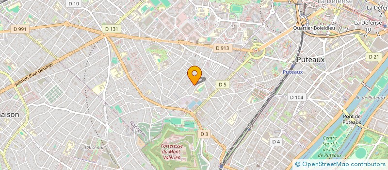 localisation de l'entreprise SCI PARCHEMIN CAPITAL  NANTERRE