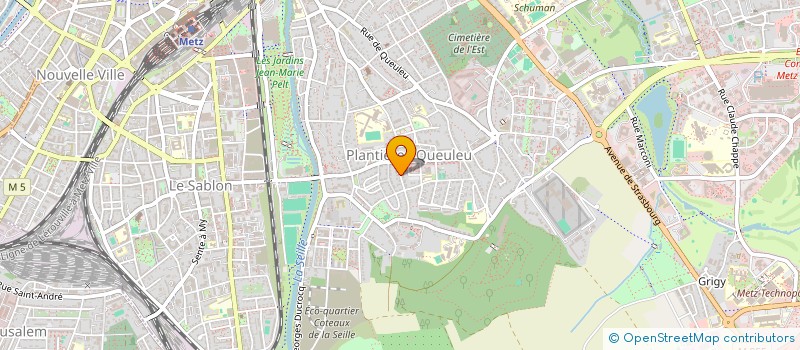 localisation de l'entreprise SCI PARCIMMO  METZ