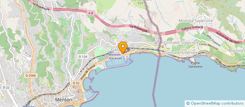 localisation de l'entreprise SCI PARCODEIPRINCIPI à MENTON