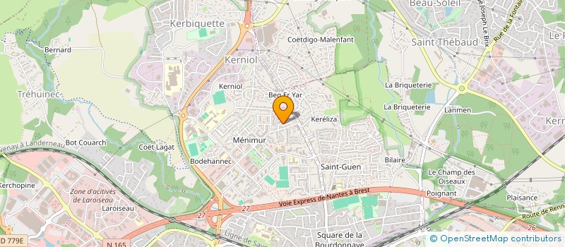 localisation de l'entreprise SCI PARCOEUR à VANNES