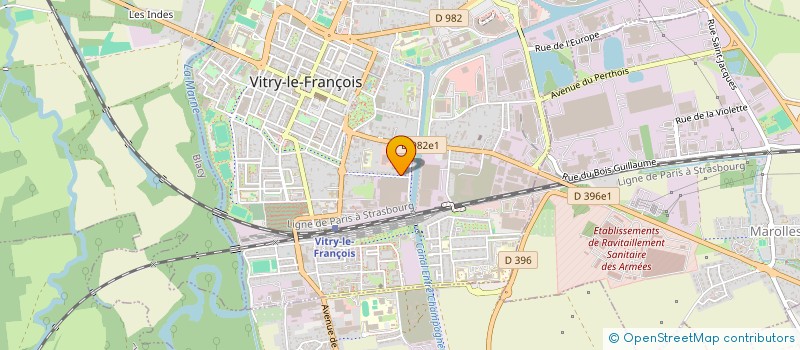 localisation de l'entreprise SCI PARDEL I à VITRY-LE-FRANCOIS