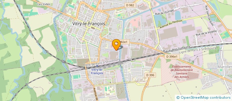 localisation de l'entreprise SCI PARDEL III à VITRY-LE-FRANCOIS