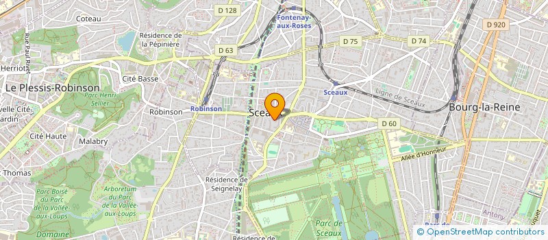 localisation de l'entreprise SCI PARDES à SCEAUX