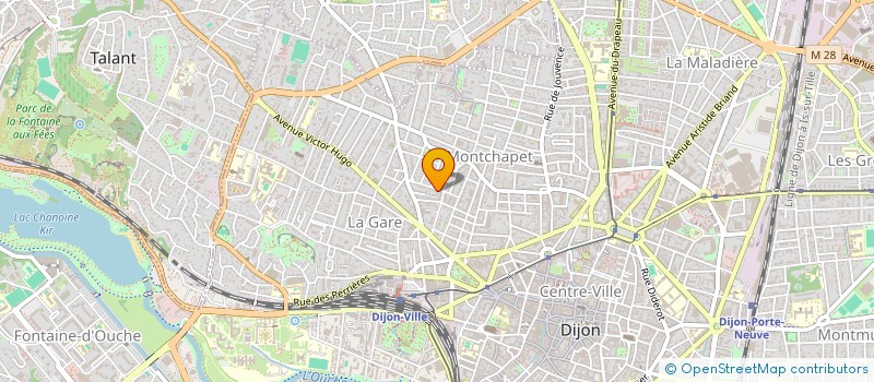 localisation de l'entreprise SCI PARDI à DIJON