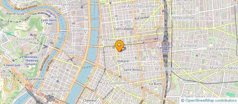 localisation de l'entreprise SCI PARDIE  LYON