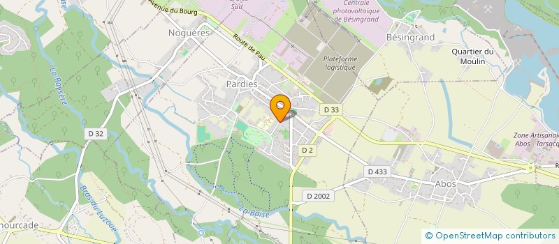 localisation de l'entreprise SCI PARDIERES  PARDIES