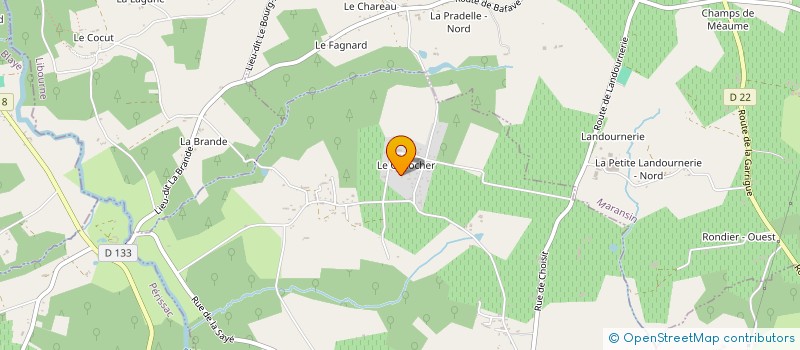 localisation de l'entreprise SCI PARDO SEBASTIEN / FLORA  SAINT-CIERS-D'ABZAC