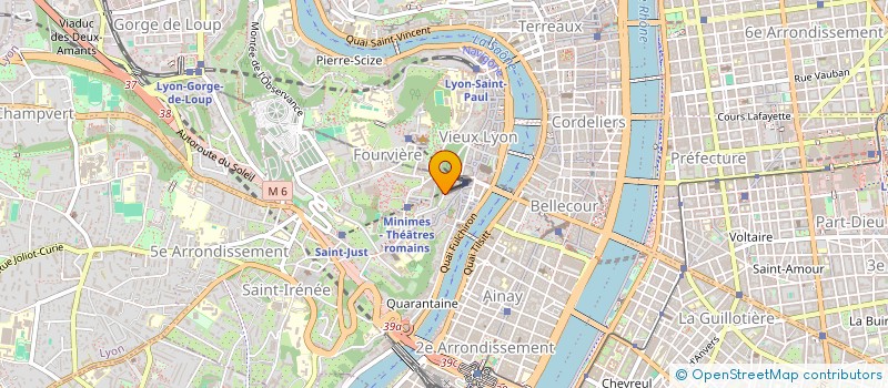 localisation de l'entreprise SCI PAREBEN  LYON