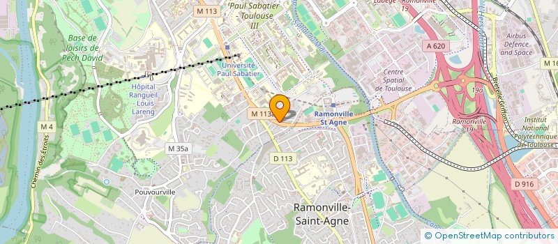 localisation de l'entreprise SCI PAREDES CORNEBARRIEU  TOULOUSE