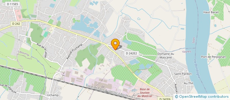 localisation de l'entreprise SCI PAREL  IZON