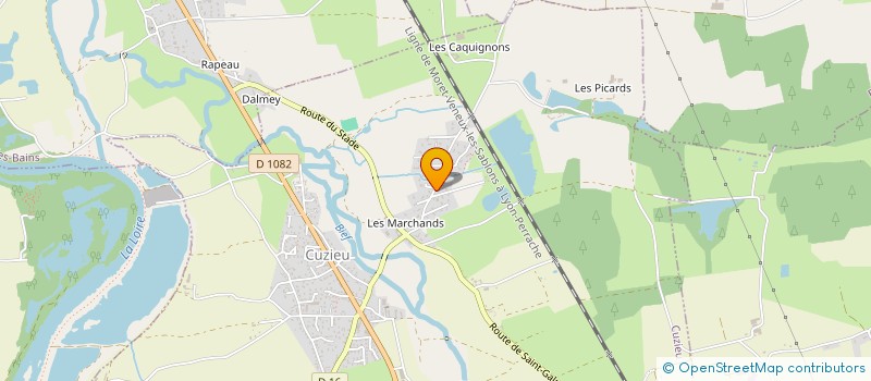 localisation de l'entreprise SCI PAREMA  CUZIEU